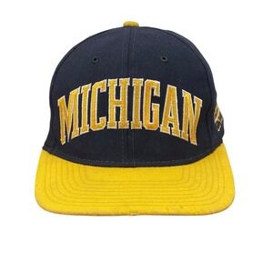 Vintage Starter The Natural Michigan Wolverines Fitted Hat 100% Wool Size 7‎ 3/8